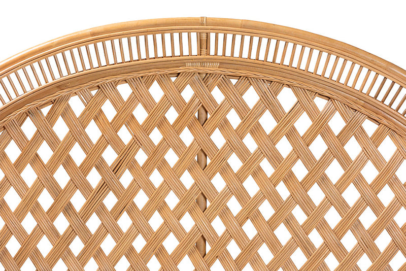 Keitha Natural Rattan Standalone Headboard, Queen Baxton