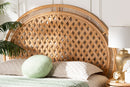 Keitha Natural Rattan Standalone Headboard, Queen Baxton