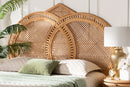 Idana Natural Rattan Standalone Headboard, Queen Baxton