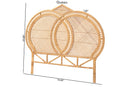 Idana Natural Rattan Standalone Headboard, Queen Baxton