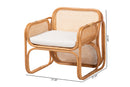 Danton Natural Rattan Armchair Baxton