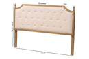 Lin Upholstered Headboard, Queen Baxton