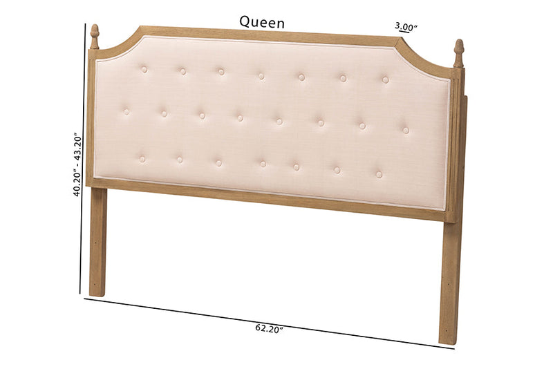 Lin Upholstered Headboard, Queen Baxton