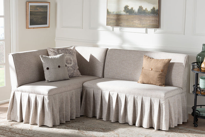 Chusi Dining Nook Bench Set Baxton
