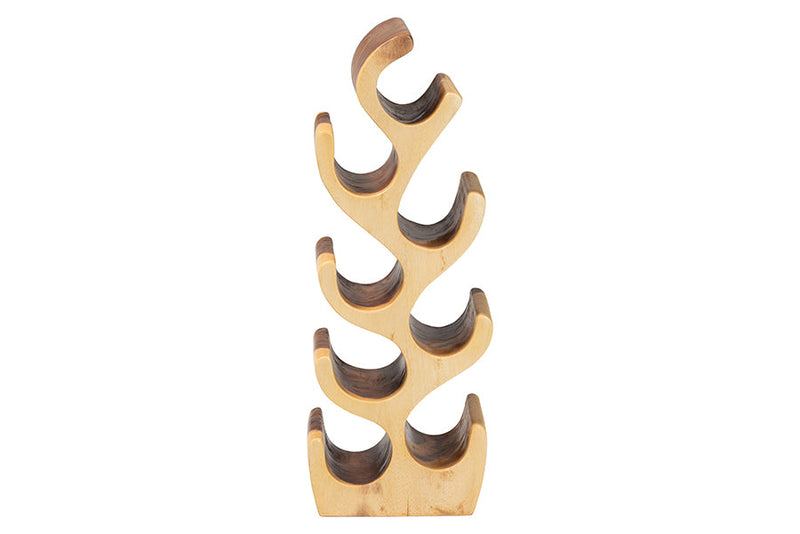 Marisela Suar Wood Wine Rack Baxton