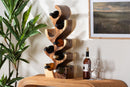 Marisela Suar Wood Wine Rack Baxton