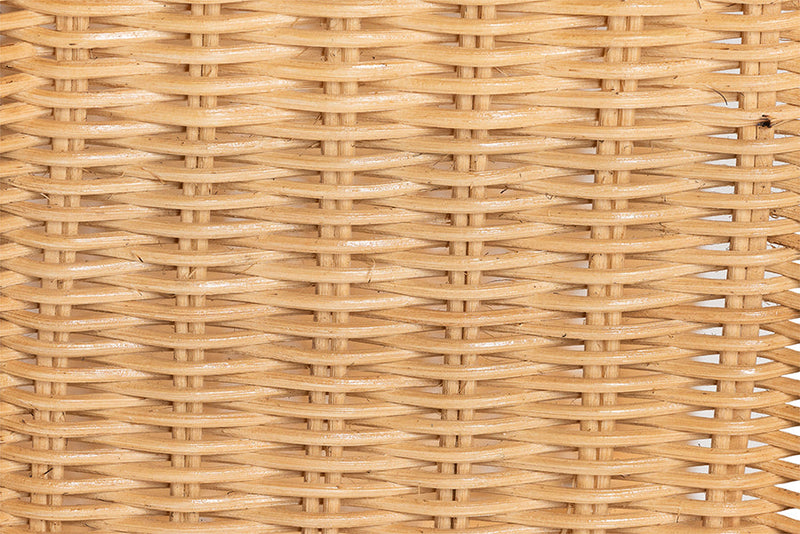 Claire Bohemian Light Honey Rattan Dining Chair Baxton