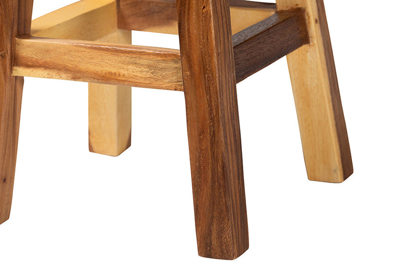 Amsterdam Suar Wood Counter Stool Baxton