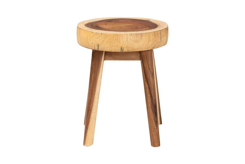 Javion Suar Wood End Table Baxton