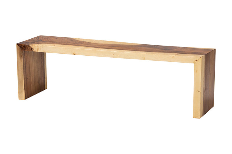 Arisu Suar Wood Accent Bench Baxton