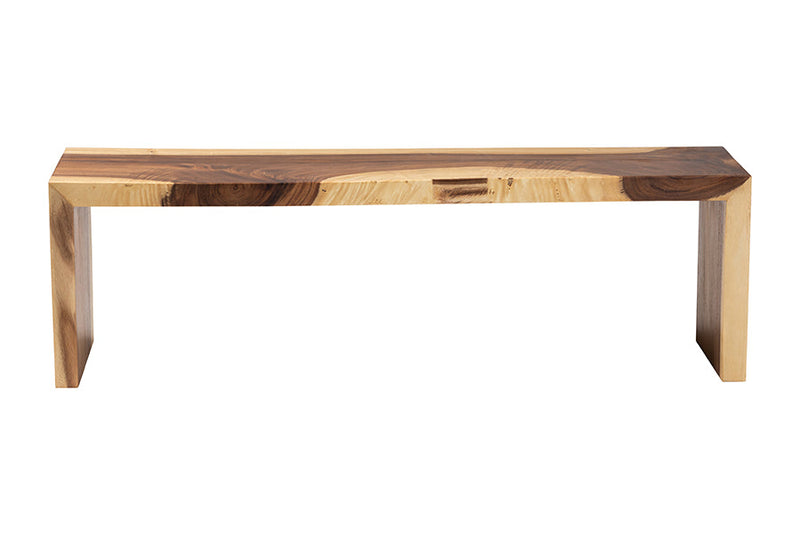 Arisu Suar Wood Accent Bench Baxton