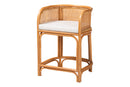 Belden Natural Rattan Counter Stool Baxton