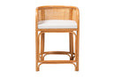 Belden Natural Rattan Counter Stool Baxton