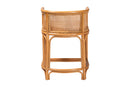 Belden Natural Rattan Counter Stool Baxton