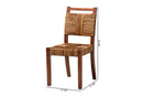 Cachet Handwoven Seagrass Dining Chair Set of 2 Baxton