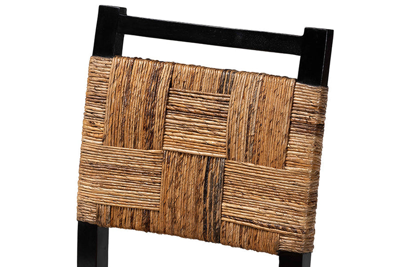 Scotlyn Handwoven Seagrass Dining Chair Set of 2 Baxton