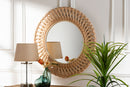 Cherise Natural Rattan Wall Mirror Baxton