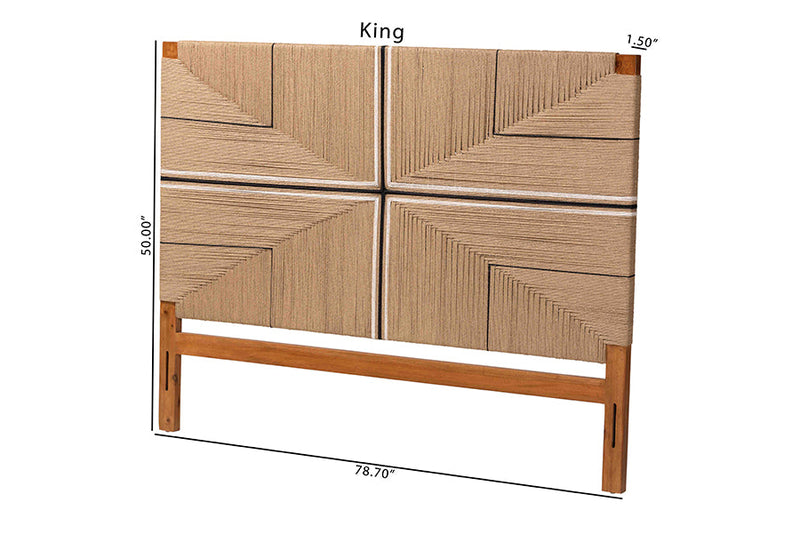 Morris Paper Loom Headboard, Queen Baxton