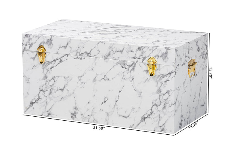 Biana Storage Trunk with Lift-Top Lid Baxton