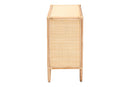 Petra Natural Rattan Storage Cabinet Baxton