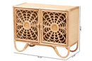 Petra Natural Rattan Storage Cabinet Baxton