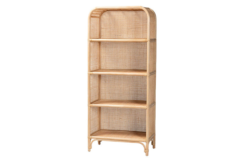 Bryna Natural Rattan Decorative Shelf Baxton