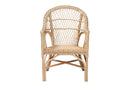 Oleta Natural Rattan Arm Chair Baxton