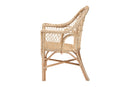 Oleta Natural Rattan Arm Chair Baxton