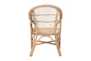Oleta Natural Rattan Arm Chair Baxton