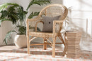 Oleta Natural Rattan Arm Chair Baxton