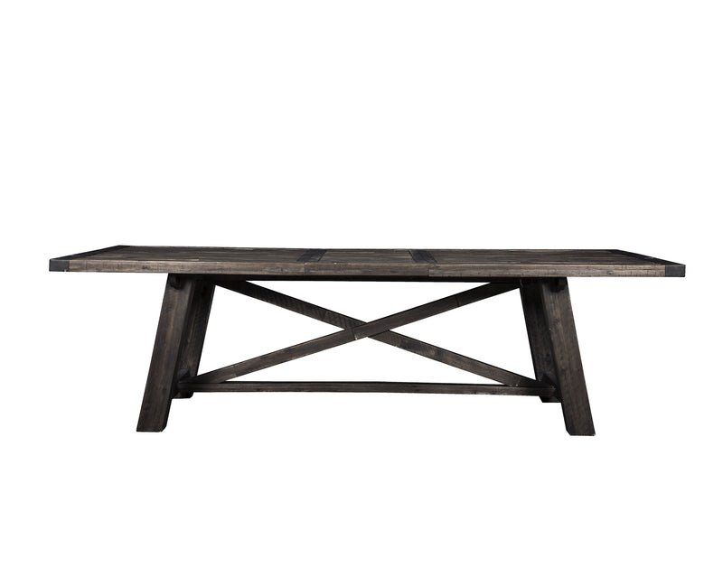 Caldwell Rectangular Extension Dining Table, Salvaged Grey