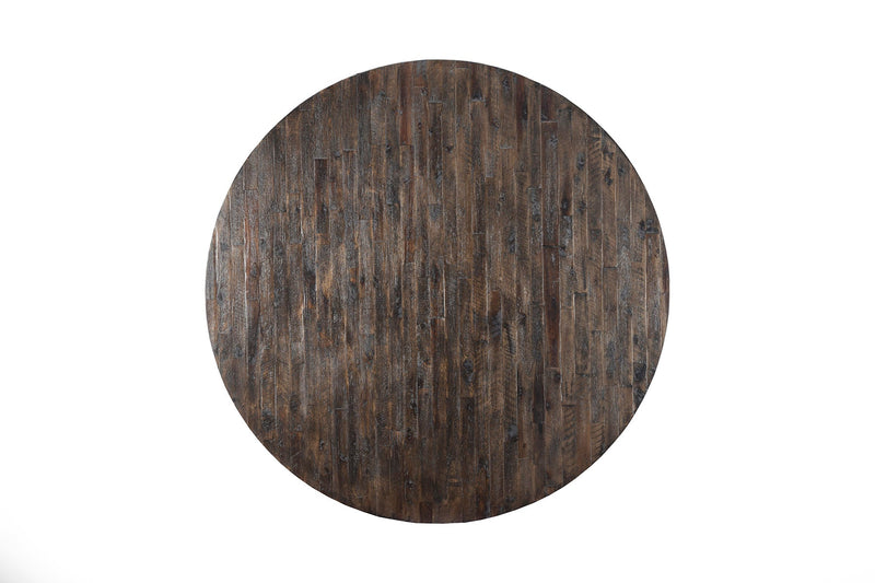 Caldwell Round Dining Table, Salvaged Grey Alpine