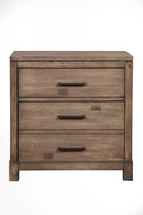 Cardiff 2 Drawer Nightstand, Weathered Grey Alpine