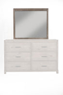 Cardiff Mirror, Weathered Grey Alpine