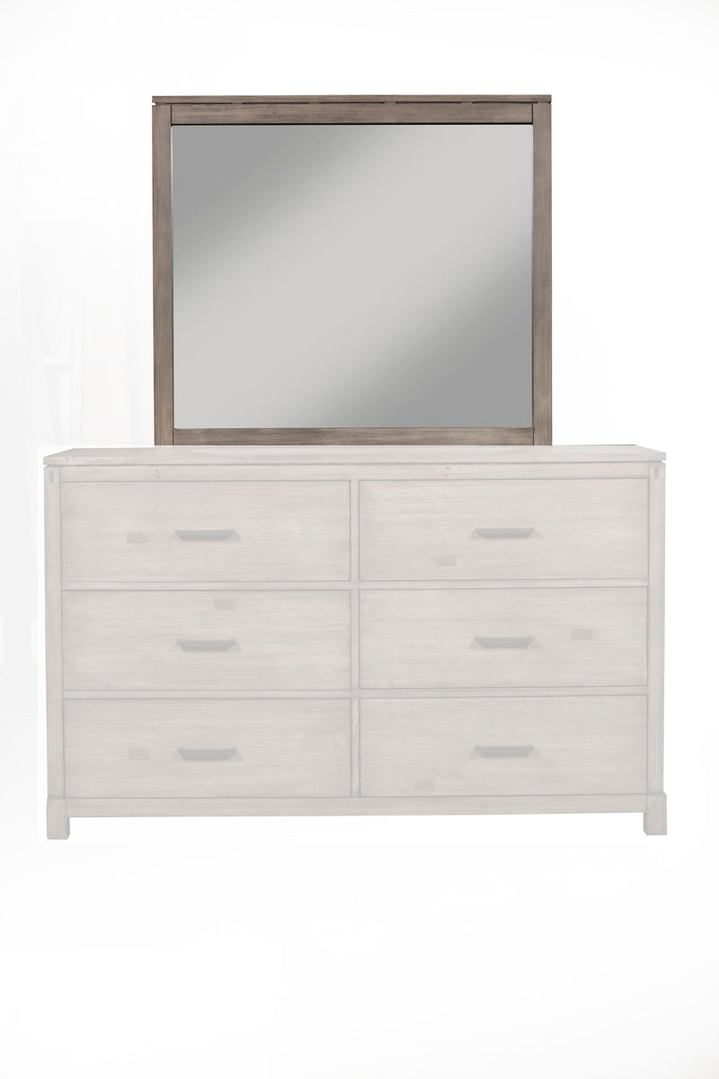 Cardiff Mirror, Weathered Grey Alpine