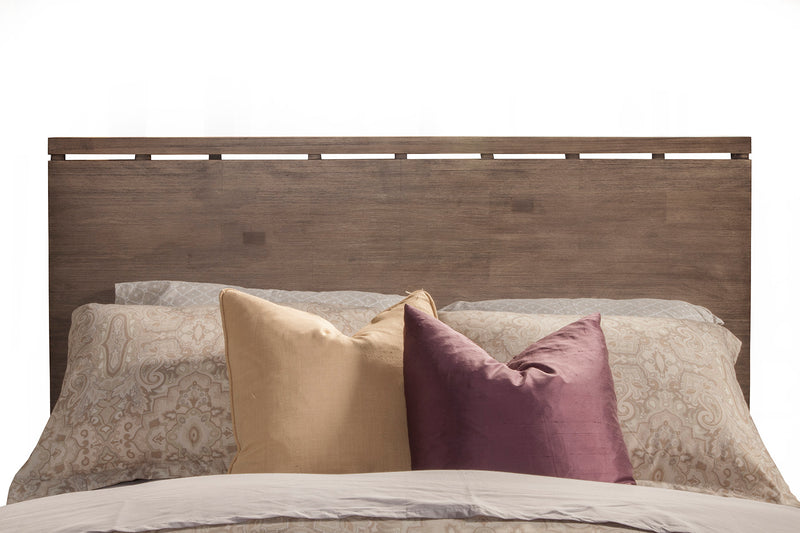 Cardiff Standard King Panel Bed, Weathered Grey