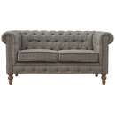 Multi Tweed 2-Seater Chesterfield Sofa Artisan
