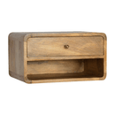 Floating Curve Open Slot nightstand Artisan