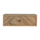 Floating Line Carved Nightstand Artisan