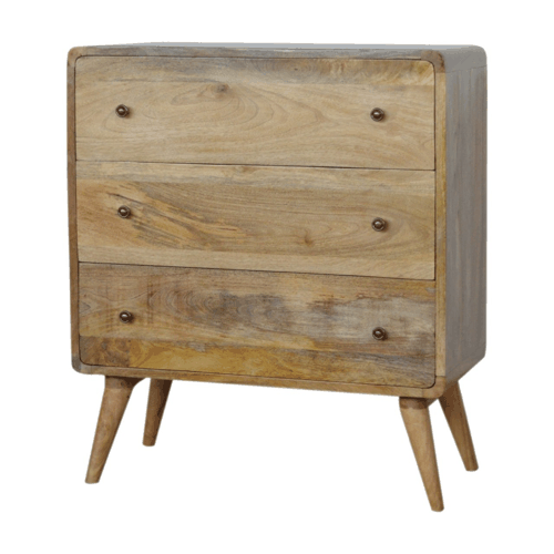 Curved Oak-ish Chest Artisan