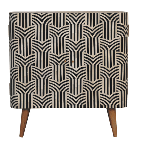 Edessa Bone Inlay Cabinet Artisan