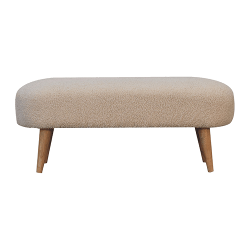 Boucle Hallway Bench Artisan