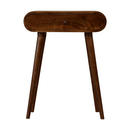 Mini Round Chestnut Console Table Artisan