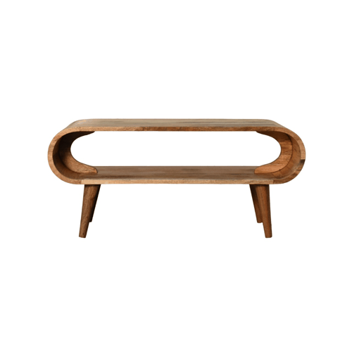 Amaya Nordic Style Oak-ish Coffee Table Artisan