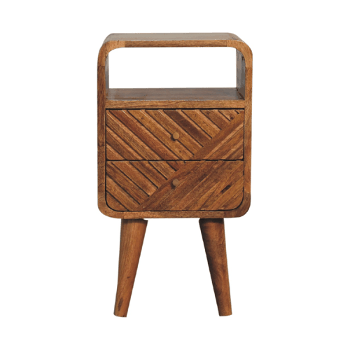 Mini Lille Curved nightstand Artisan