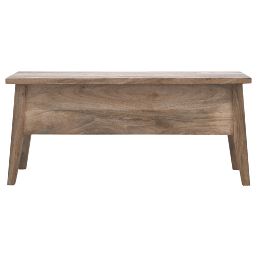 Solid Wood Lid Up Storage Bench Artisan