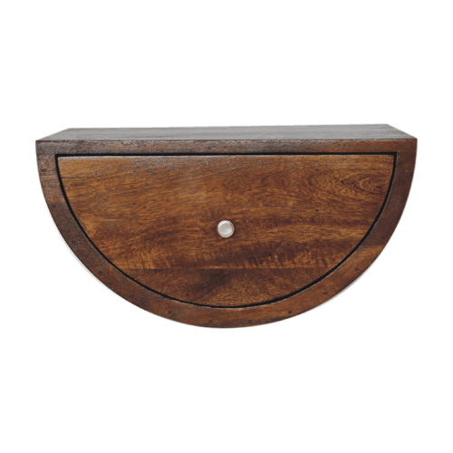 Chestnut Crescent Floating Nightstand Artisan