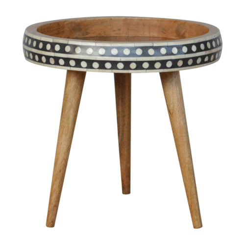 Small Dotted End Table Artisan