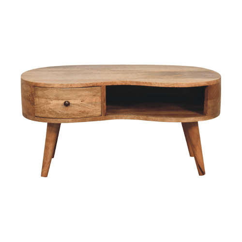 Oak-ish Wave Coffee Table Artisan