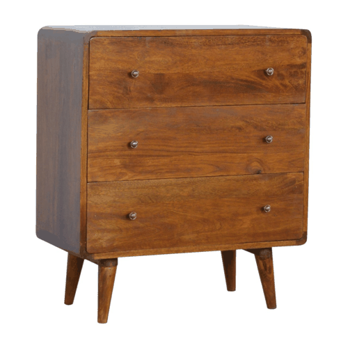 Curved Chestnut Chest Artisan